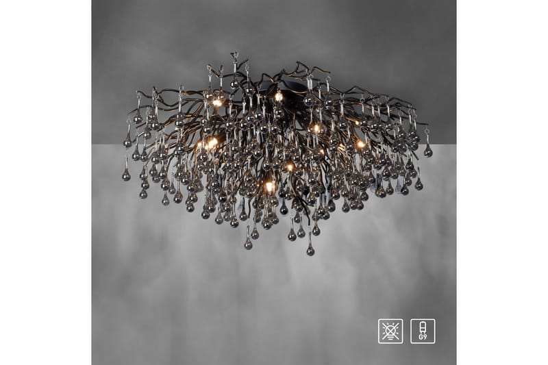 Istapp Paul Neuhaus Kattovalaisin - Valaistus - Sisävalaistus & lamput - Erikoisvalaisin - Riisipaperivalaisin