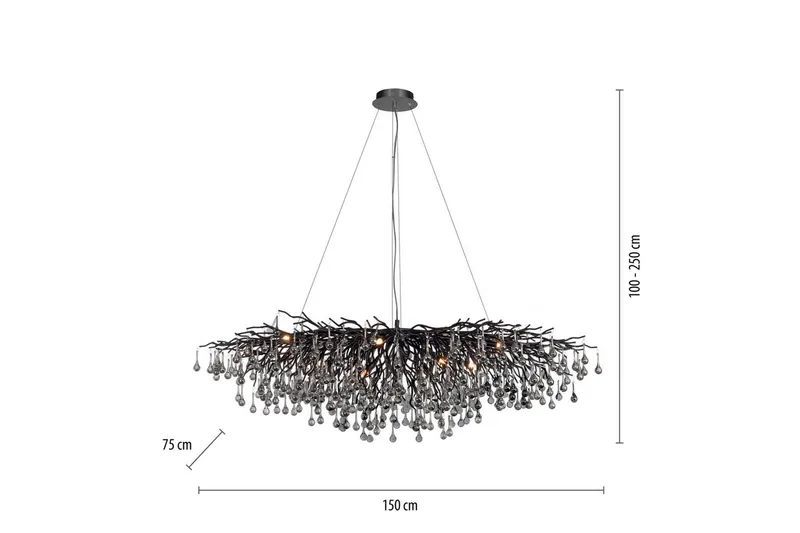 Jääpuikko Paul Neuhaus Krona - Valaistus - Sisävalaistus & lamput - Erikoisvalaisin - Riisipaperivalaisin