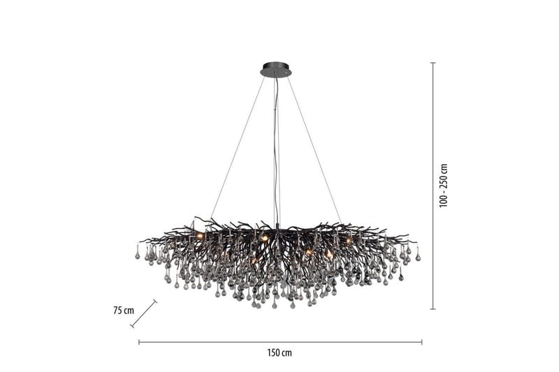 Jääpuikko Paul Neuhaus Krona - Valaistus - Sisävalaistus & lamput - Erikoisvalaisin - Riisipaperivalaisin