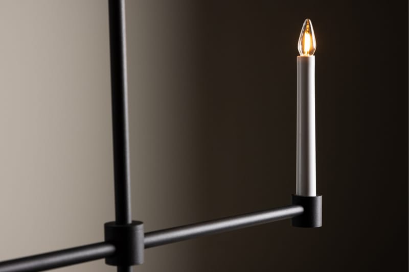 Joulukynttelikkö Avoriaz 92 cm - Musta - Valaistus - Sisävalaistus & lamput - Erikoisvalaisin - Riisipaperivalaisin