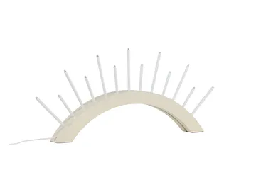Joulukynttelikkö Björnrike 30 cm - Beige - Valaistus - Sisävalaistus & lamput - Ikkunavalaisimet - Ikkunavalaisin jalalla
