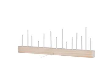 Joulukynttelikkö Kungsberget 24 cm - Whitewash - Valaistus - Sisävalaistus & lamput - Ikkunavalaisimet - Ikkunavalaisin jalalla