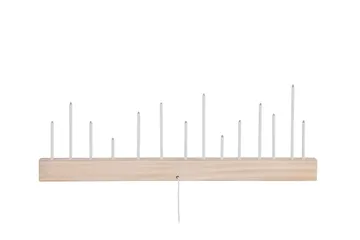 Joulukynttelikkö Kungsberget 24 cm - Whitewash - Valaistus - Sisävalaistus & lamput - Ikkunavalaisimet - Ikkunavalaisin jalalla