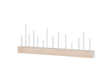 Joulukynttelikkö Kungsberget 24 cm - Whitewash - Valaistus - Sisävalaistus & lamput - Ikkunavalaisimet - Ikkunavalaisin jalalla