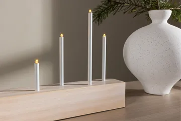 Joulukynttelikkö Kungsberget 24 cm - Whitewash - Valaistus - Sisävalaistus & lamput - Ikkunavalaisimet - Ikkunavalaisin jalalla
