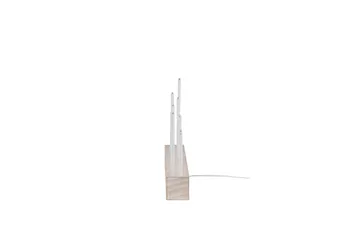 Joulukynttelikkö Kungsberget 24 cm - Whitewash - Valaistus - Sisävalaistus & lamput - Ikkunavalaisimet - Ikkunavalaisin jalalla