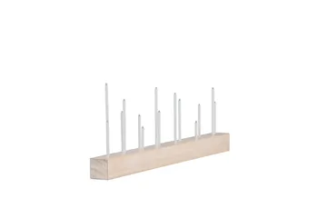 Joulukynttelikkö Kungsberget 24 cm - Whitewash - Valaistus - Sisävalaistus & lamput - Ikkunavalaisimet - Ikkunavalaisin jalalla