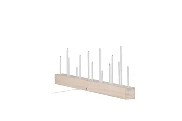 Joulukynttelikkö Kungsberget 24 cm - Whitewash - Valaistus - Sisävalaistus & lamput - Ikkunavalaisimet - Ikkunavalaisin jalalla