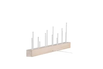 Joulukynttelikkö Kungsberget 24 cm - Whitewash - Valaistus - Sisävalaistus & lamput - Ikkunavalaisimet - Ikkunavalaisin jalalla