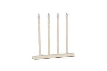 Joulukynttelikkö Lofsdalen 35 cm - Beige - Valaistus - Sisävalaistus & lamput - Ikkunavalaisimet - Ikkunavalaisin jalalla