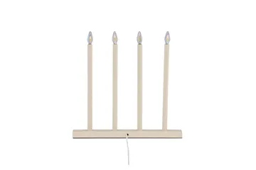 Joulukynttelikkö Lofsdalen 35 cm - Beige - Valaistus - Sisävalaistus & lamput - Ikkunavalaisimet - Ikkunavalaisin jalalla