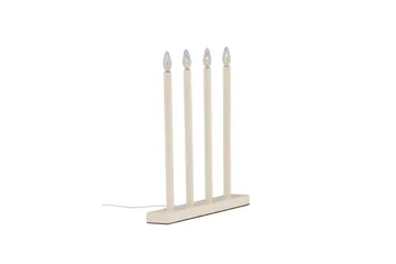 Joulukynttelikkö Lofsdalen 35 cm - Beige - Valaistus - Sisävalaistus & lamput - Ikkunavalaisimet - Ikkunavalaisin jalalla