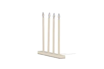 Joulukynttelikkö Lofsdalen 35 cm - Beige - Valaistus - Sisävalaistus & lamput - Ikkunavalaisimet - Ikkunavalaisin jalalla