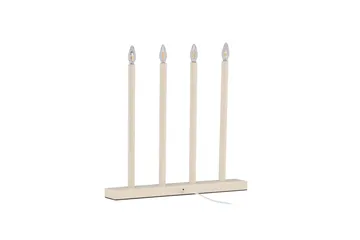 Joulukynttelikkö Lofsdalen 35 cm - Beige - Valaistus - Sisävalaistus & lamput - Ikkunavalaisimet - Ikkunavalaisin jalalla