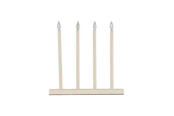 Joulukynttelikkö Lofsdalen 35 cm - Beige - Valaistus - Sisävalaistus & lamput - Ikkunavalaisimet - Ikkunavalaisin jalalla