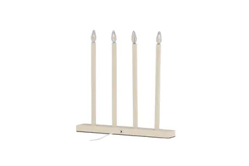 Joulukynttelikkö Lofsdalen 35 cm - Beige - Valaistus - Sisävalaistus & lamput - Ikkunavalaisimet - Ikkunavalaisin jalalla