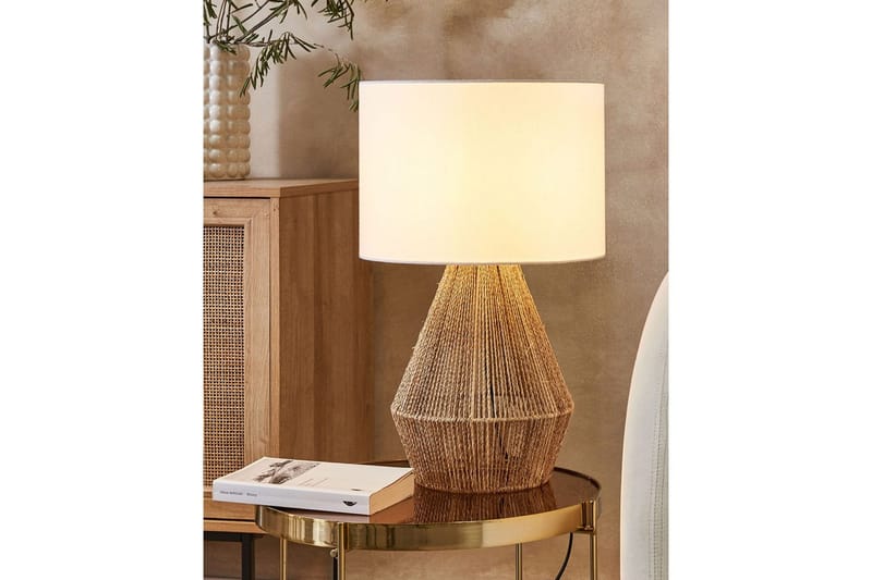 Kafelaina Pöytävalaisin 52 cm E27 - Luonnonväri/Valkoinen - Valaistus - Sisävalaistus & lamput - Erikoisvalaisin - Riisipaperivalaisin