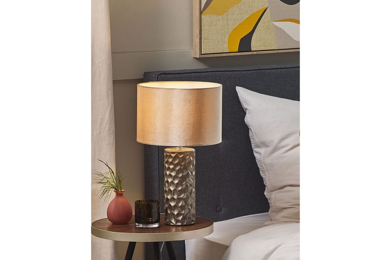 Kamla Pöytävalaisin 50 cm E27 - Harmaa/Beige - Valaistus - Sisävalaistus & lamput - Erikoisvalaisin - Riisipaperivalaisin