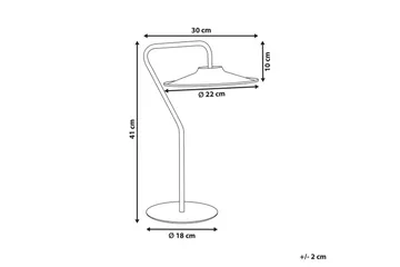 Karpathy LED Pöytävalaisin 41 cm - Valkoinen - Valaistus - Sisävalaistus & lamput - Ikkunavalaisimet - Ikkunavalaisin jalalla