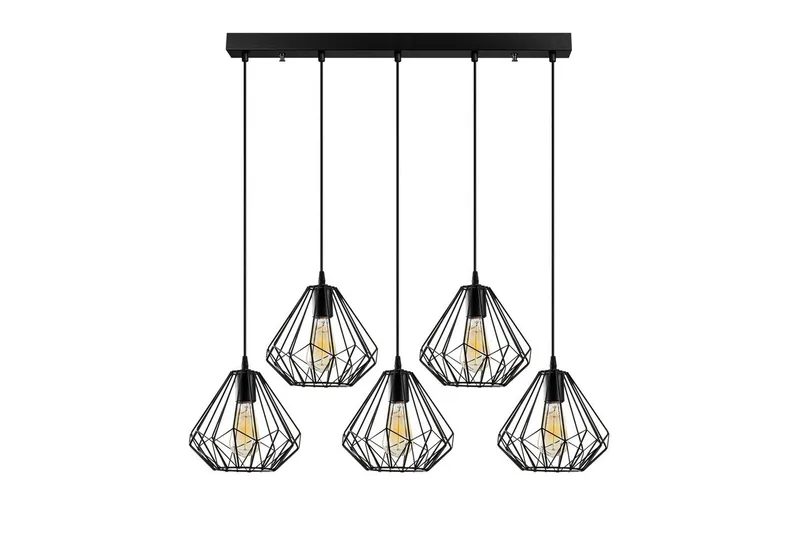 Kattokruunu Almasi Five Musta, Musta