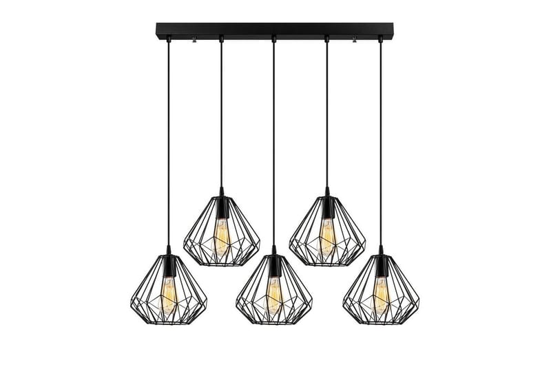 Kattokruunu Almasi Five Musta - Musta - Valaistus - Sisävalaistus & lamput - Erikoisvalaisin - Riisipaperivalaisin