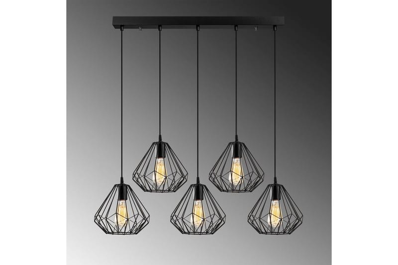 Kattokruunu Almasi Five Musta - Musta - Valaistus - Sisävalaistus & lamput - Erikoisvalaisin - Riisipaperivalaisin