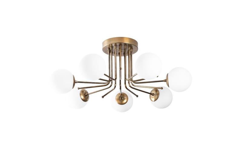 Kattokruunu Bhika Masafumie Seitsemän Kulta / Valkoinen - Kulta/Valkoinen - Valaistus - Sisävalaistus & lamput - Erikoisvalaisin - Tiffanylamppu