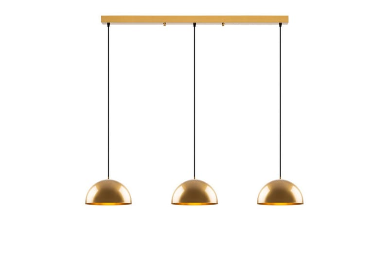 Kattokruunu Brena Kulta Kolme Kantaa - 140 x 30 x 111 cm - Valaistus - Sisävalaistus & lamput - Erikoisvalaisin - Riisipaperivalaisin