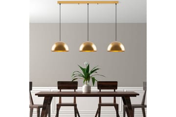 Kattokruunu Brena Kulta Kolme Kantaa - 145 x 40 x 116 cm - Valaistus - Sisävalaistus & lamput - Keittiövalaisin - Kattovalaisin keittiö