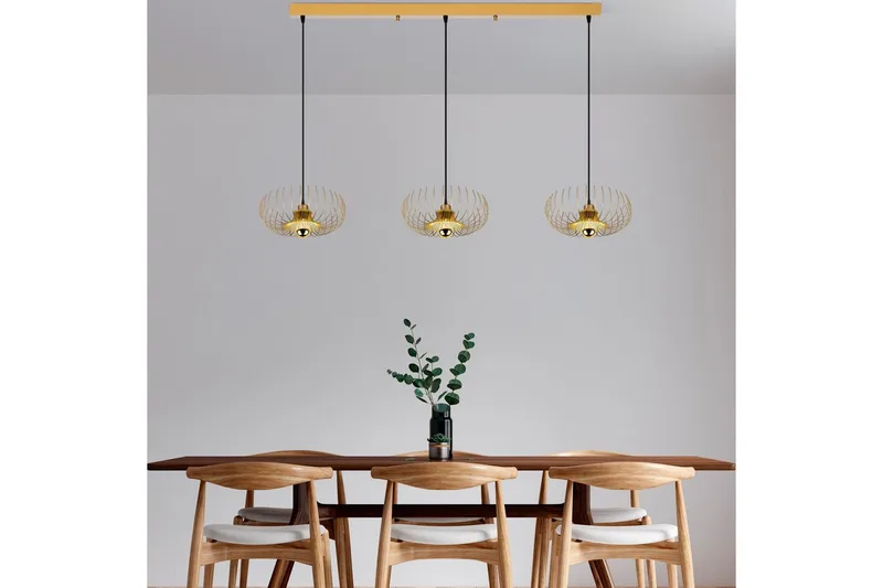 Kattokruunu Dorinburg Kulta - Kulta - Valaistus - Sisävalaistus & lamput - Erikoisvalaisin - Riisipaperivalaisin