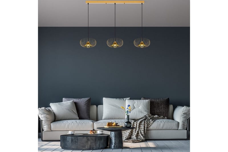 Kattokruunu Dorinburg Kulta - Kulta - Valaistus - Sisävalaistus & lamput - Erikoisvalaisin - Riisipaperivalaisin