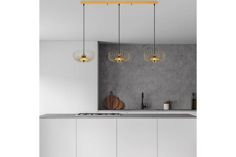 Kattokruunu Dorinburg Kulta - Kulta - Valaistus - Sisävalaistus & lamput - Erikoisvalaisin - Riisipaperivalaisin