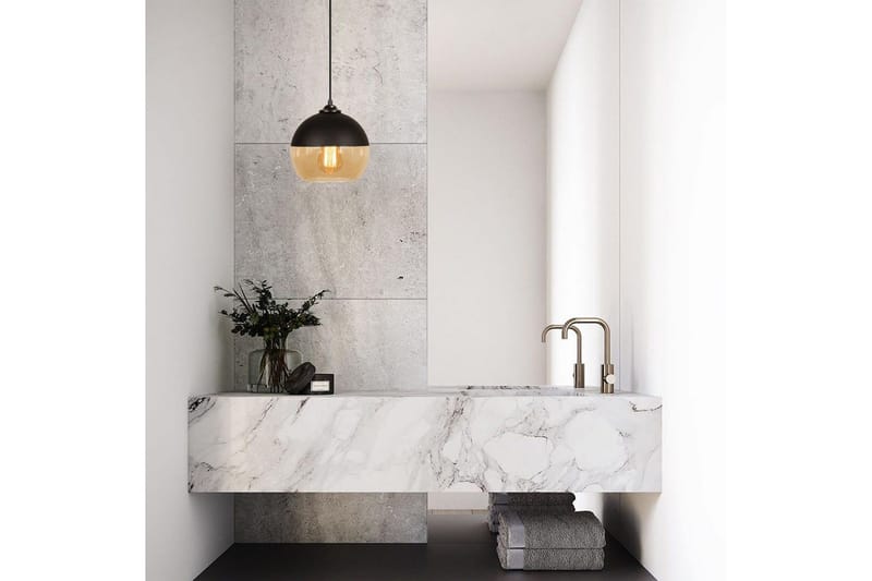 Kattokruunu Jebax yksi musta / hunaja - Musta - Valaistus - Sisävalaistus & lamput - Erikoisvalaisin - Riisipaperivalaisin