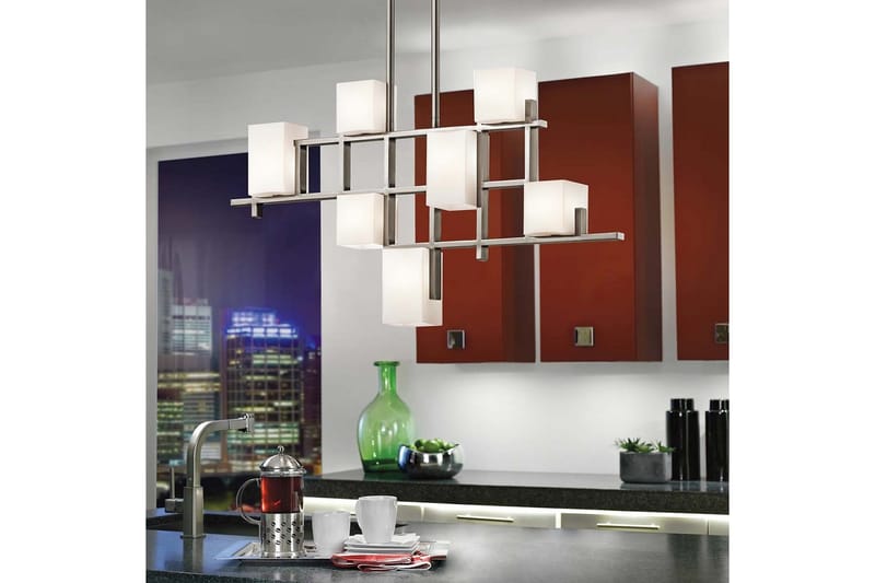 Kattokruunu Kichler City Lights 876x470x89 mm - 876x470x89 mm - Valaistus - Sisävalaistus & lamput - Erikoisvalaisin - Riisipaperivalaisin