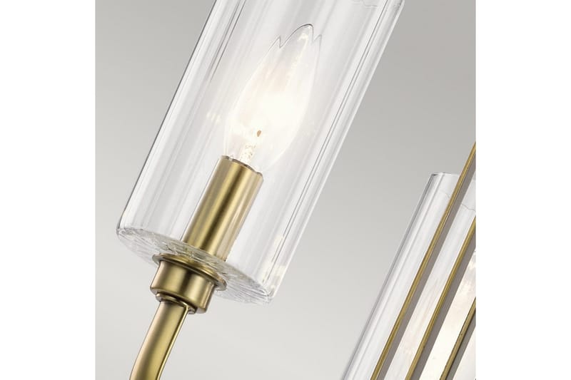 Kattokruunu Kichler Kimrose 374x459 mm, Harjattu luonnollinen messinki - 374x459 mm, Harjattu luonnollinen messinki - Valaistus - Sisävalaistus & lamput - Erikoisvalaisin - Riisipaperivalaisin