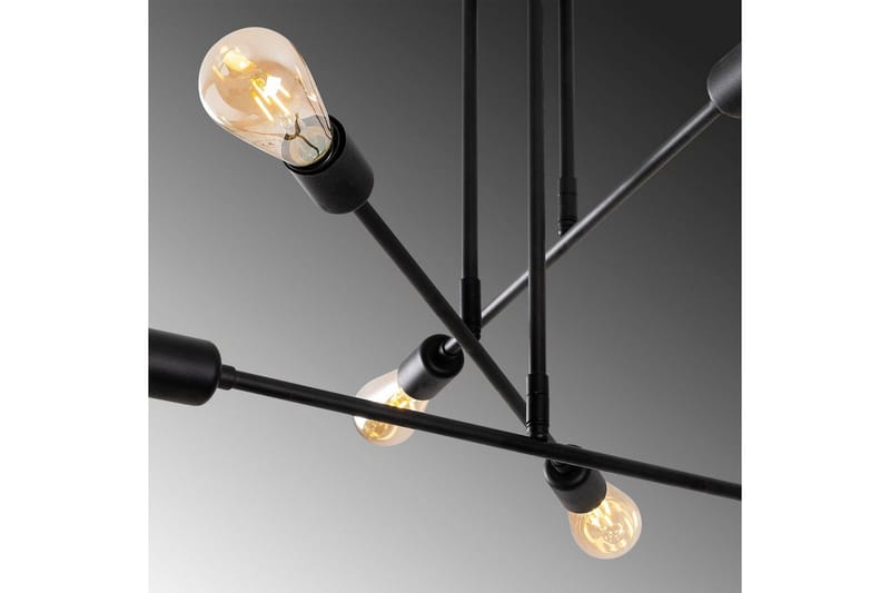 Kattokruunu Kukka Musta - Musta - Valaistus - Sisävalaistus & lamput - Erikoisvalaisin - Tiffanylamppu