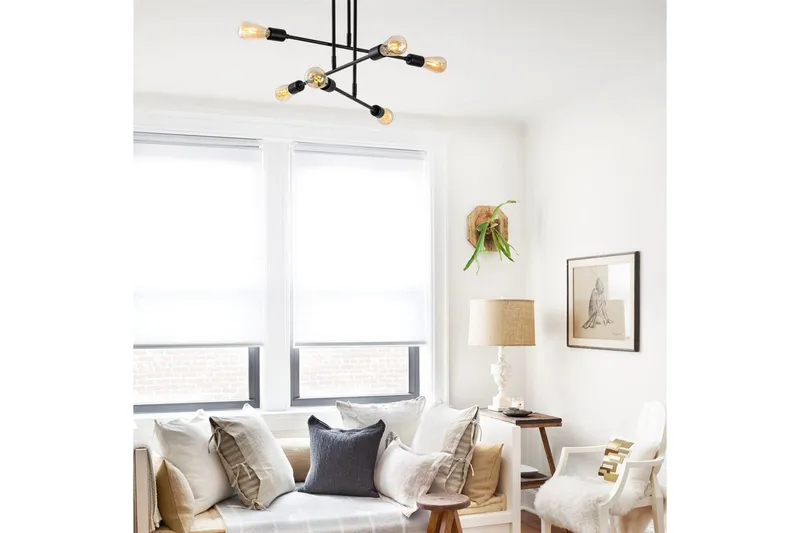 Kattokruunu Kukka Musta - Musta - Valaistus - Sisävalaistus & lamput - Erikoisvalaisin - Tiffanylamppu