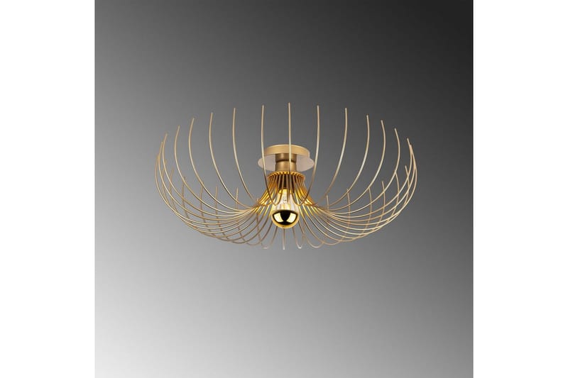 Kattokruunu Sadorte Kulta - 56 x 56 x 16 cm - Valaistus - Sisävalaistus & lamput - Erikoisvalaisin - Tiffanylamppu