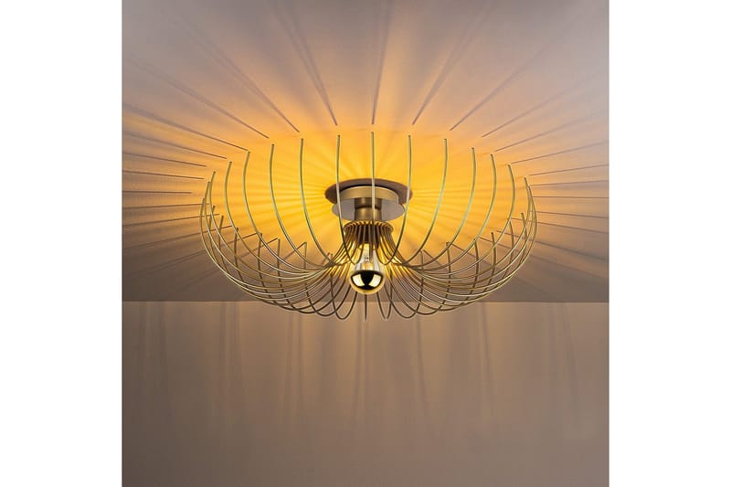 Kattokruunu Sadorte Kulta - 56 x 56 x 16 cm - Valaistus - Sisävalaistus & lamput - Erikoisvalaisin - Tiffanylamppu