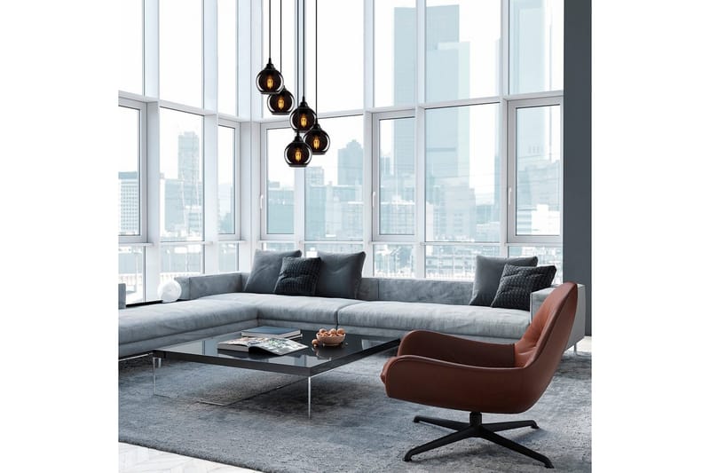 Kattokruunu Savustettu Savu - Tummanharmaa - Valaistus - Sisävalaistus & lamput - Erikoisvalaisin - Riisipaperivalaisin