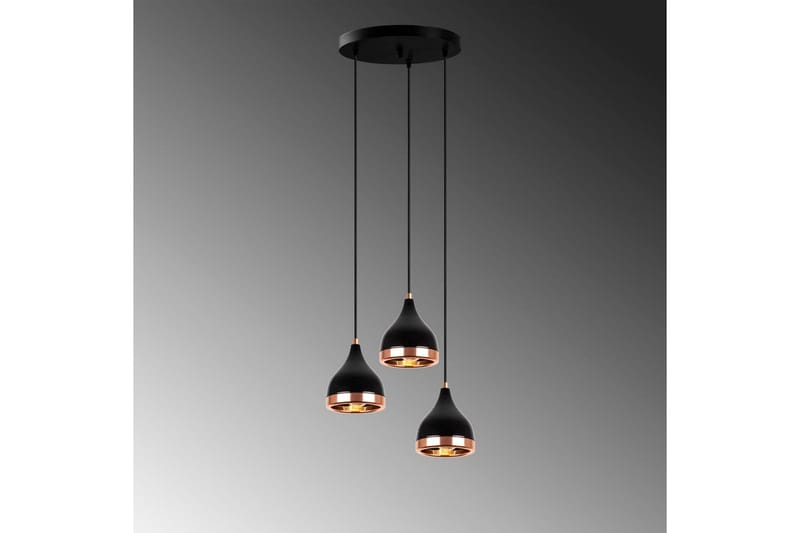 Kattokruunu Soodne musta / kupari - Kupari/Musta - Valaistus - Sisävalaistus & lamput - Erikoisvalaisin - Riisipaperivalaisin