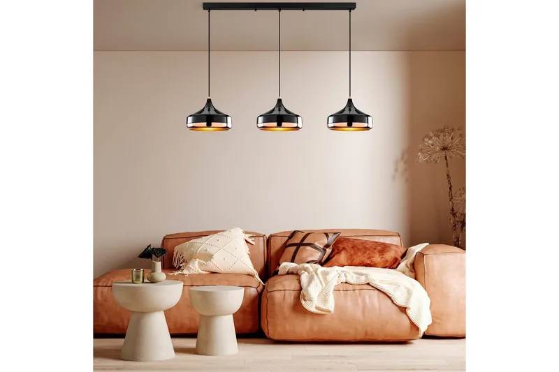 Kattokruunu Soodne musta / kupari - Musta - Valaistus - Sisävalaistus & lamput - Erikoisvalaisin - Riisipaperivalaisin