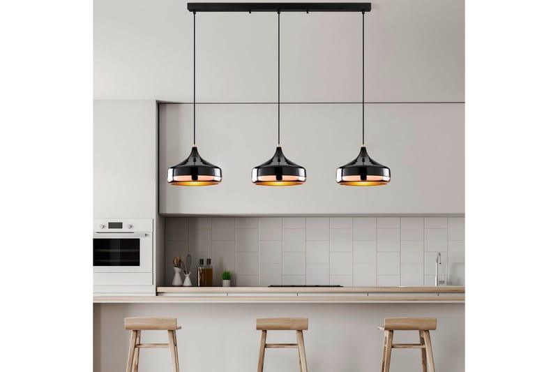 Kattokruunu Soodne musta / kupari - Musta - Valaistus - Sisävalaistus & lamput - Erikoisvalaisin - Riisipaperivalaisin