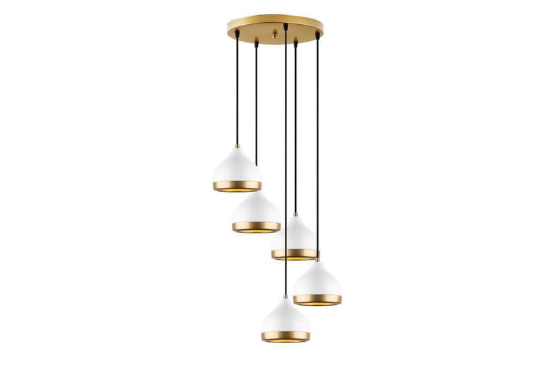 Kattokruunu Soodni Viisi Ympyrää Valkoinen, Valkoinen