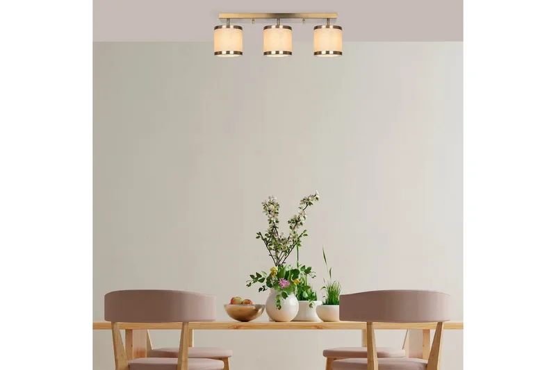 Kattokruunu Talra Three Vintage - Kulta - Valaistus - Sisävalaistus & lamput - Erikoisvalaisin - Tiffanylamppu