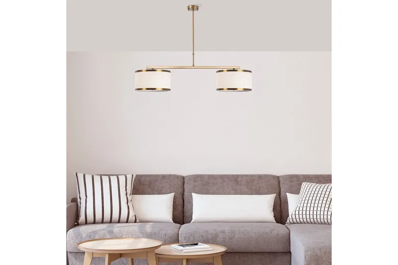 Kattokruunu Talra Two Vintage - Kulta - Valaistus - Sisävalaistus & lamput - Erikoisvalaisin - Riisipaperivalaisin