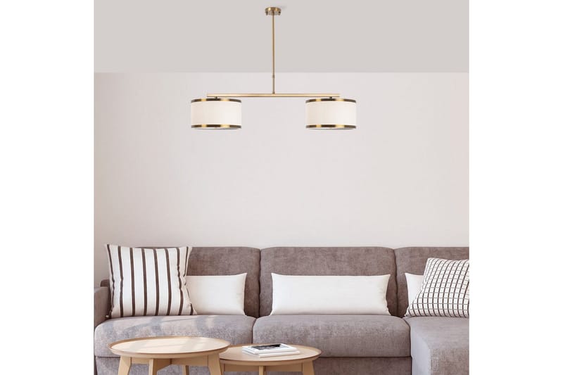 Kattokruunu Talra Two Vintage - Kulta - Valaistus - Sisävalaistus & lamput - Erikoisvalaisin - Riisipaperivalaisin