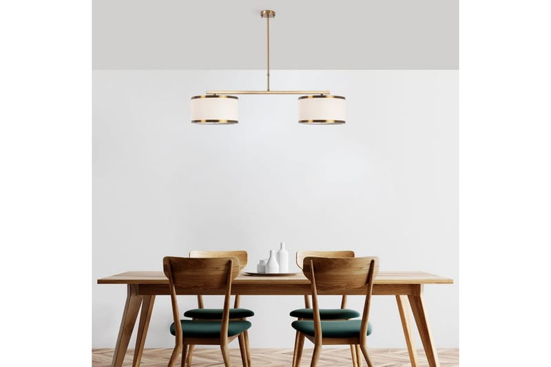 Kattokruunu Talra Two Vintage - Kulta - Valaistus - Sisävalaistus & lamput - Erikoisvalaisin - Riisipaperivalaisin