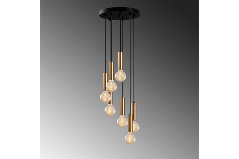 Kattokruunu Tembra Seven Vintage - Kulta - Valaistus - Sisävalaistus & lamput - Erikoisvalaisin - Riisipaperivalaisin