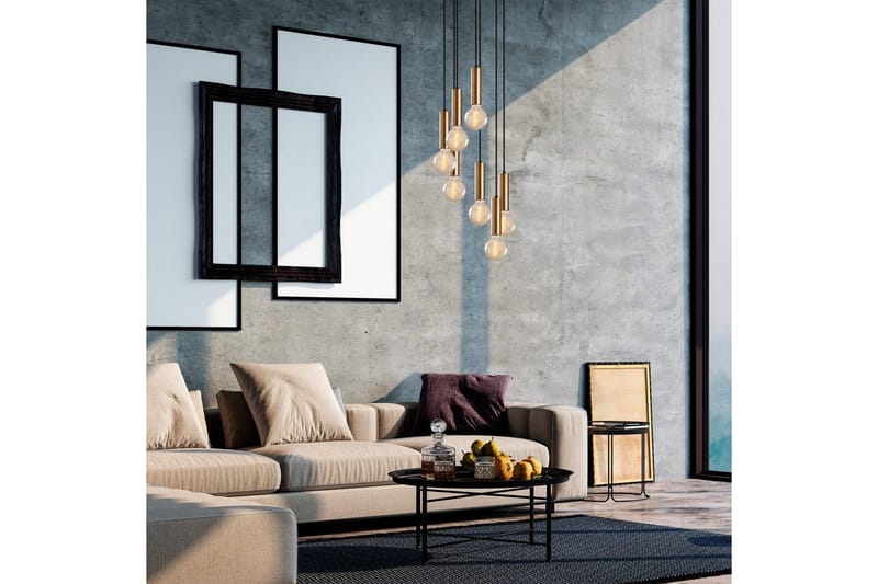 Kattokruunu Tembra Seven Vintage - Kulta - Valaistus - Sisävalaistus & lamput - Erikoisvalaisin - Riisipaperivalaisin